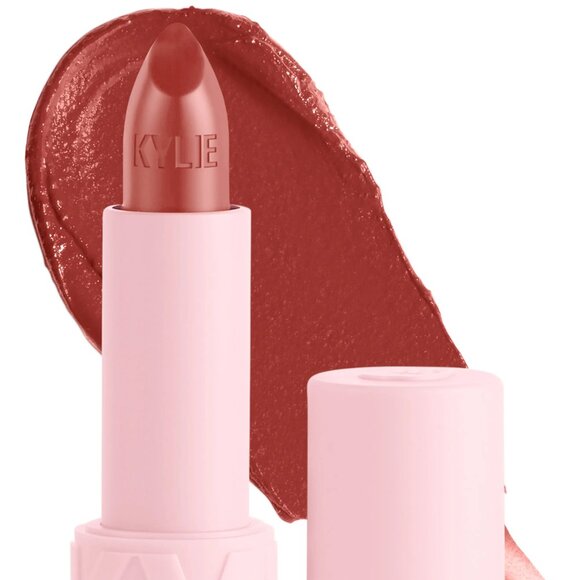 KYLIE Cosmetics IN MY BAG Crème Lipstick ROSE BRICK Muted RED Velvet Satin NEW! - Picture 4 of 4